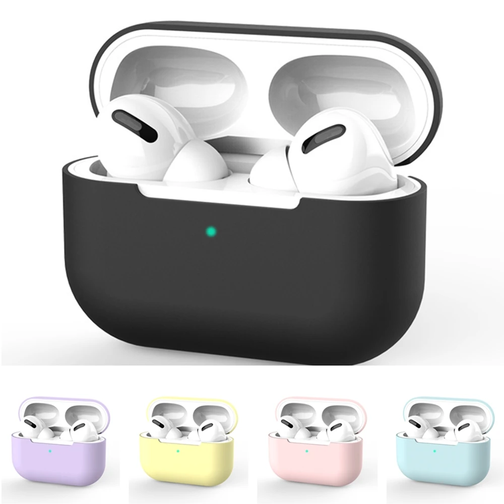 

Official Silicone Case For AirPods Pro Airpods 3 2021 Soft Liquid Cover Bluetooth Earphone Protective Case For Apple airpods 3