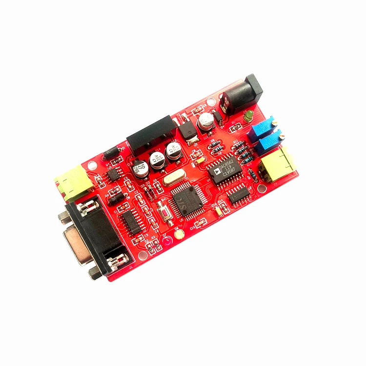 RS232 485 serial port DAC positive and negative 10V range output dac8562 digital to analog single chip microcomputer board |