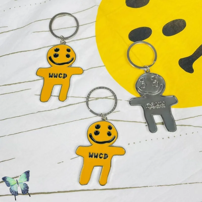 

Четырехглазная кукла со смайликом CPFM, модные аксессуары, милый брелок с подвеской из мультфильма