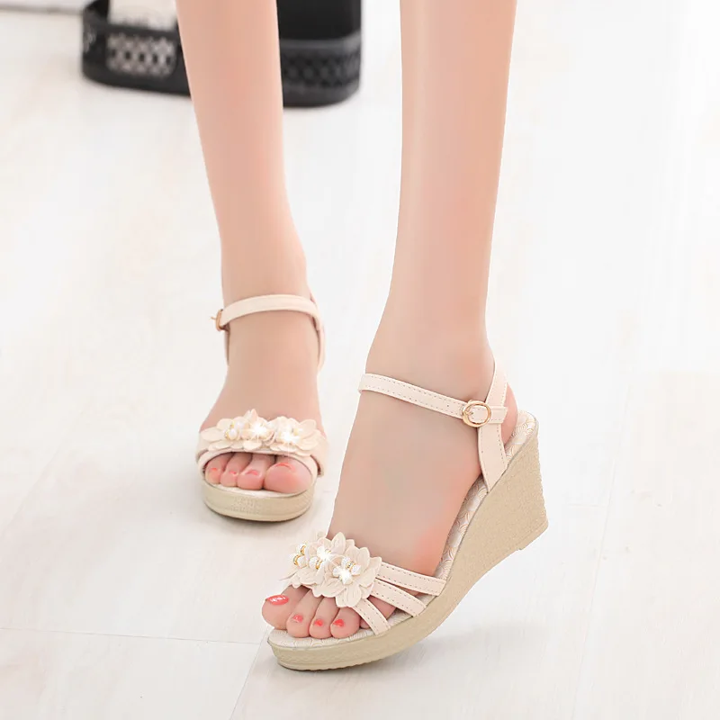 

Maogu Summer New Wedge Fashion Ladies Sandals Increased High-heeled Casual Sandal Female Summer Women's Shoes In Offers 2023 40