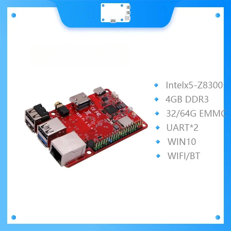 Плата PI X B MODELB Win10 Atom x5-Z8300