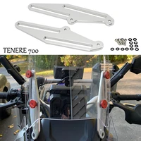 2021 new motorcycle support holder kits for yamaha tenere700 tenere 700 xt700z 2019 2020 windshield bracket windscreen adjusters