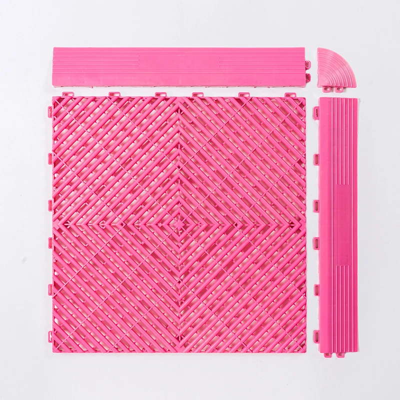 

OEM and ODM Anti Slip Composite Interlocking Garage Tile Flooring for Car Wash Splicing Grid Grille Manufacturer from China