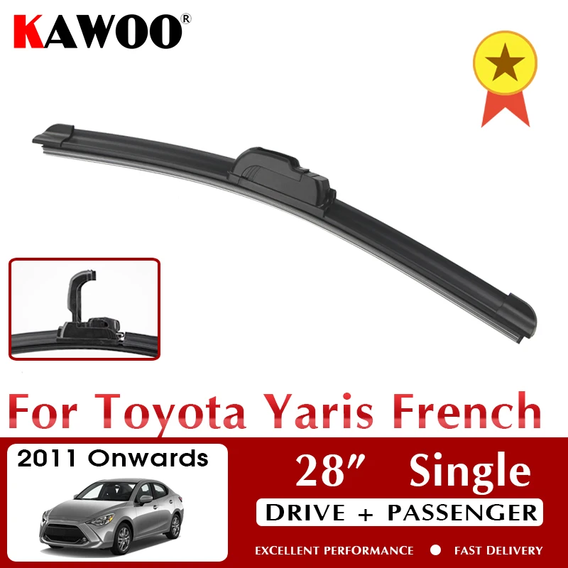 

Wiper Car Wiper Blades For Toyota Yaris French 2011 Onwards Windshield Windscreen Front Window Accessories 28"Single LHD RHD