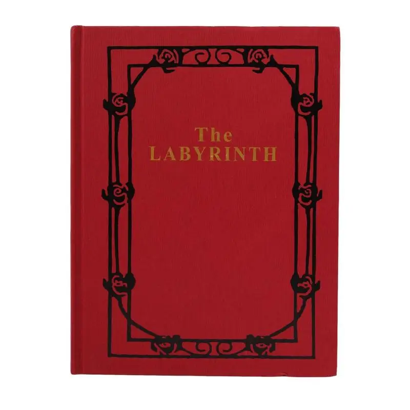 

Лабиринтная Красная книга, полная новая копия Сары, веер, изготовленный из хорошо обработанных материалов для чтения с кожаным чехлом-книжкой для фанатов