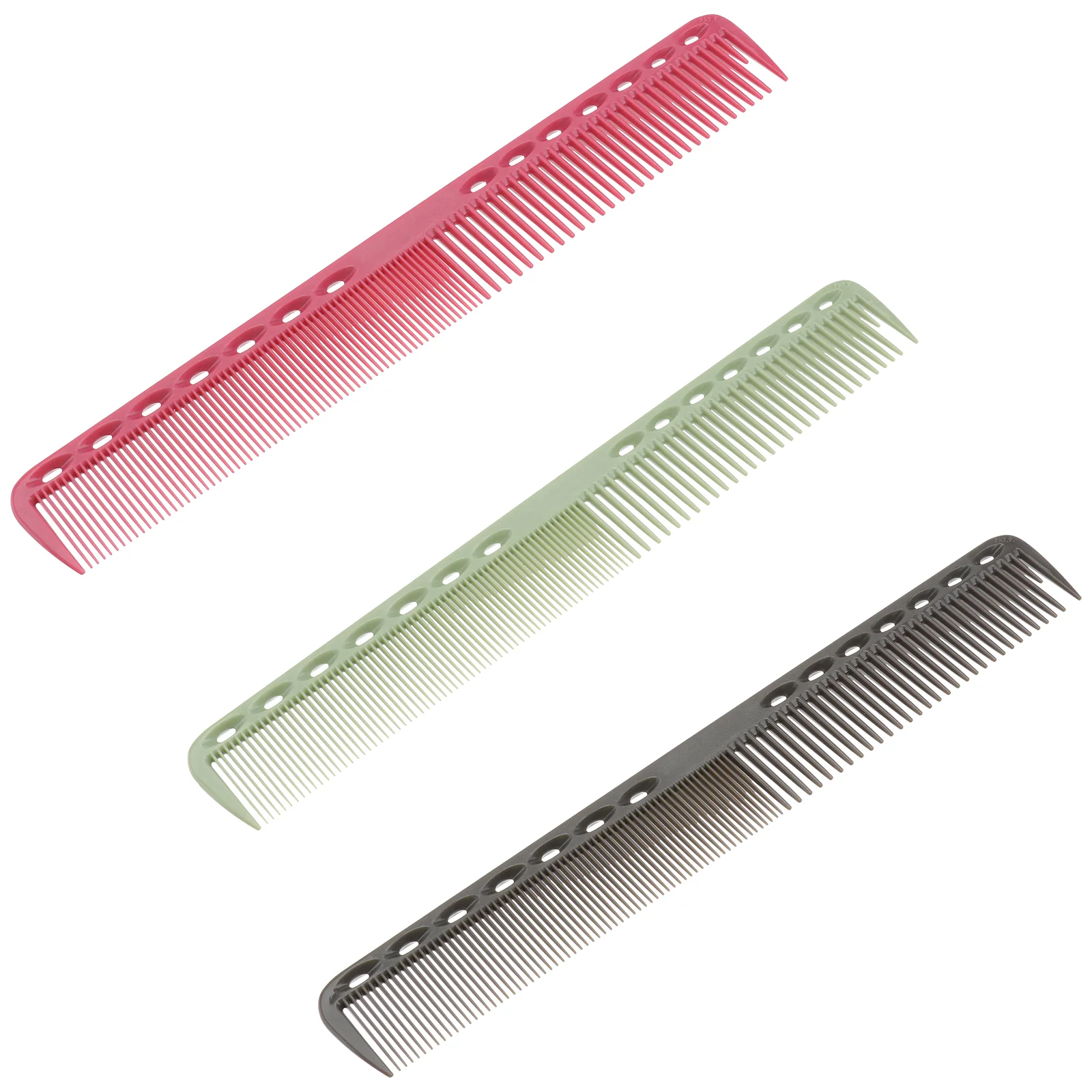 

3 Pcs Barber Comb Haircut Teasing Combs Women Professional Ladies Suits Modeling