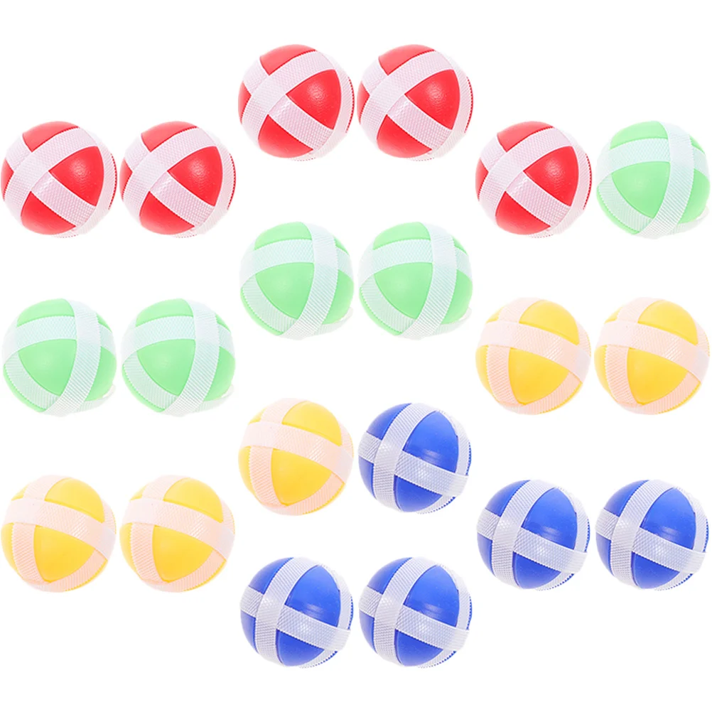 

20 Pcs Sticky Game Balls Party Favors Toys Kids Dart Board Plastic Throwing Child Children's