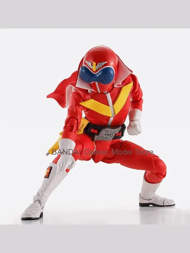 Фото Фигурка Bandai SHF True Bone Sculpture Akaranger, модель Himitsu Sentai Gorenger, аниме-игрушка для мальчиков №3