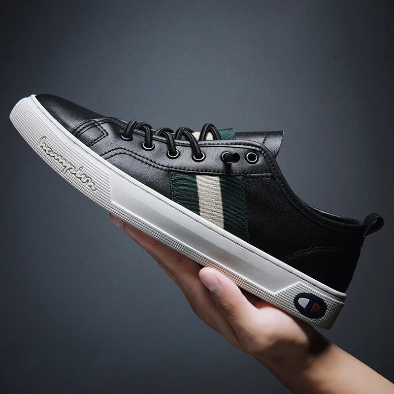 

Мужские повседневные туфли, натуральная кожа, универсальные, белые, весна-осень