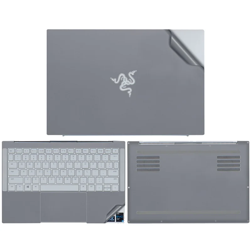 Скин для ноутбука Razer Blade RZ09-0330 0367/RZ09-0328 0369 0327 0310 виниловые наклейки Book 13 RZ09-0357 2021 пленка.
