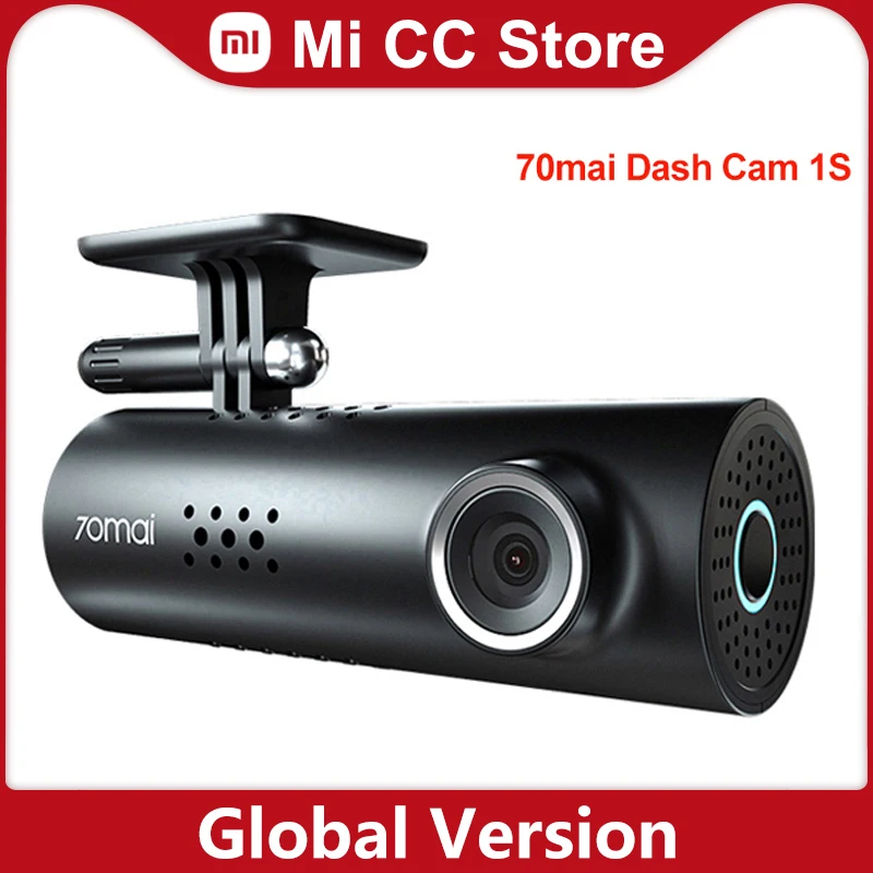 

70mai Dash Cam 1S English Voice Control 70 Mai Smart Car Camera Night Version130 degree view 1080P Wifi Car DVR Drive Recorder
