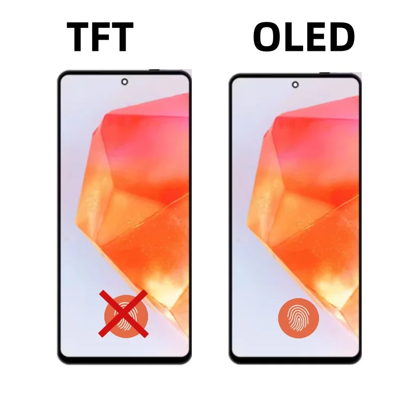 Фото OLED/TFT дисплей для Samsung C55 M55 F55, сенсорный экран в сборе с рамкой для SM-C5560 SM-M556B SM-E556B/DS №3