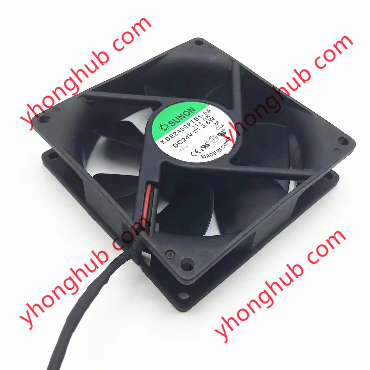 SUNON KDE2409PTB1-6A 318.GN DC 24V 3,6 W 2-проводной 92x92x25 мм вентилятор охлаждения сервера