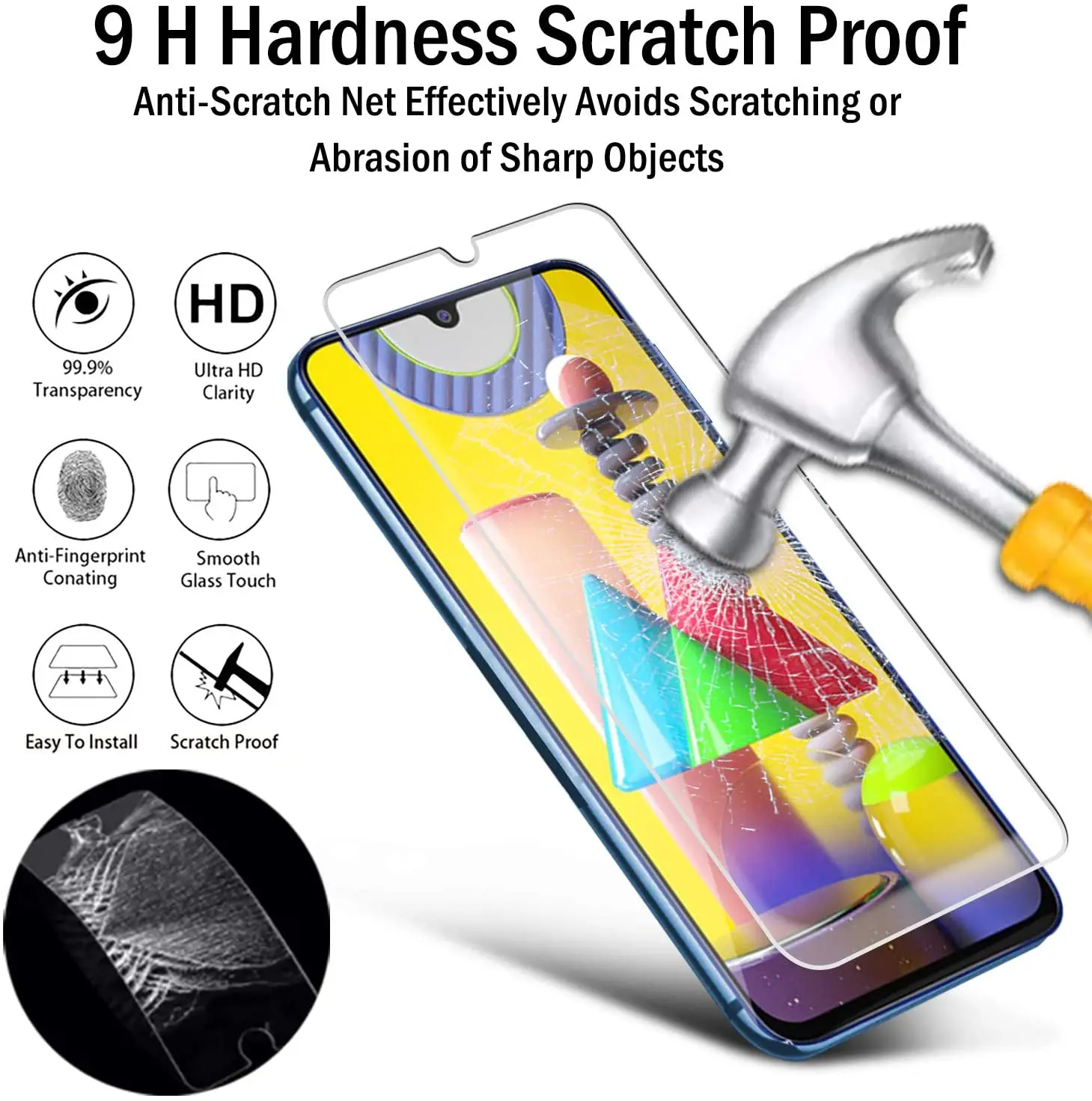 

Tempered Glass For Samsung Galaxy A03 Core A13 A33 A53 A73 M13 M23 M33 M53 Screen Protector M02 M12 M22 M32 M42 M52 M62 Glass