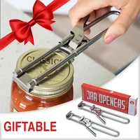 can opener adjustable stainless steel non slip multifunction manual jar bottle decapper gadget home gadgets kitchen accessories