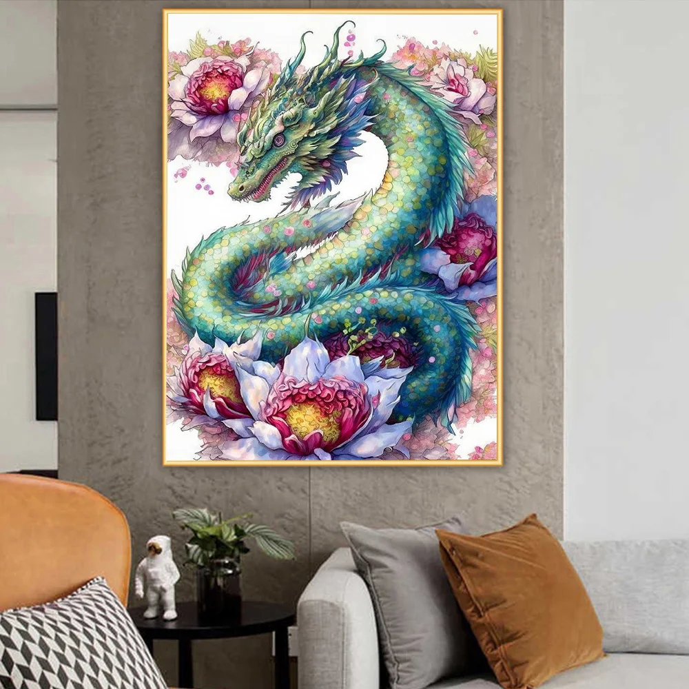 Алмазная живопись YOUQU алмазная вышивка дракон высококачественные мозаичные