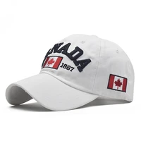 2022 new 1867 trucker cap for men 100 cotton outdoor sport adjustable womens baseball cap letter canada bone caps maple leaves