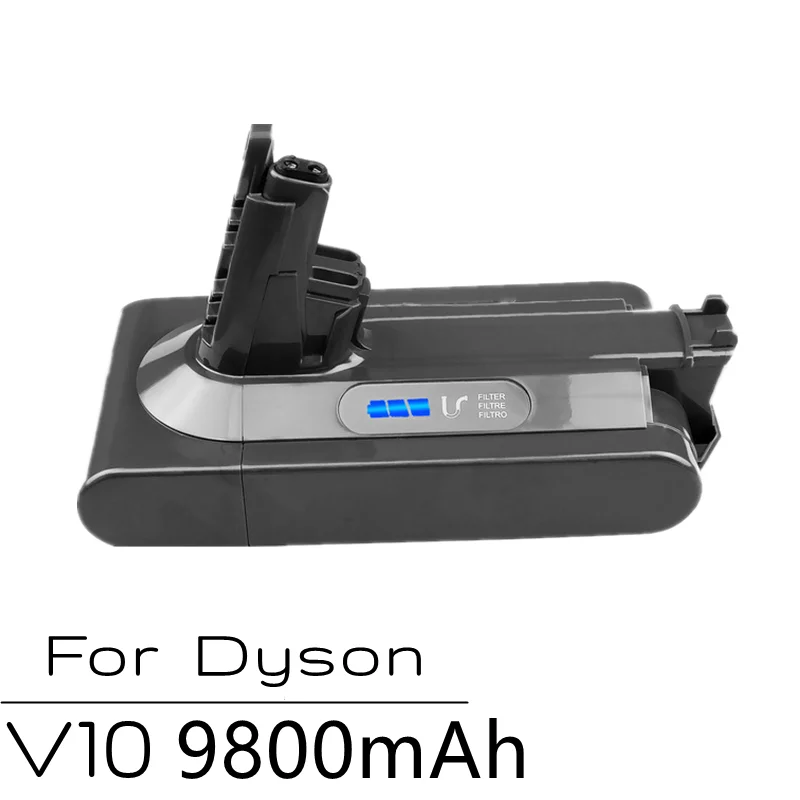 

100% новый литий-ионный V10 25,2 в 9800 мАч литиевый аккумулятор для пылесоса Dyson cyclone V10 абсолютный SV12 V10 пушистый