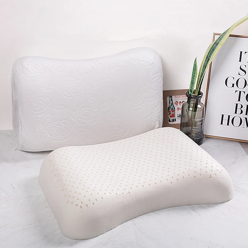 

Body PurenLatex 57x37 Ventilated Latex Thailand Pure Natural Pillow Concave Anti-Stiff Vertebrae Health Care Decor LSL40YH