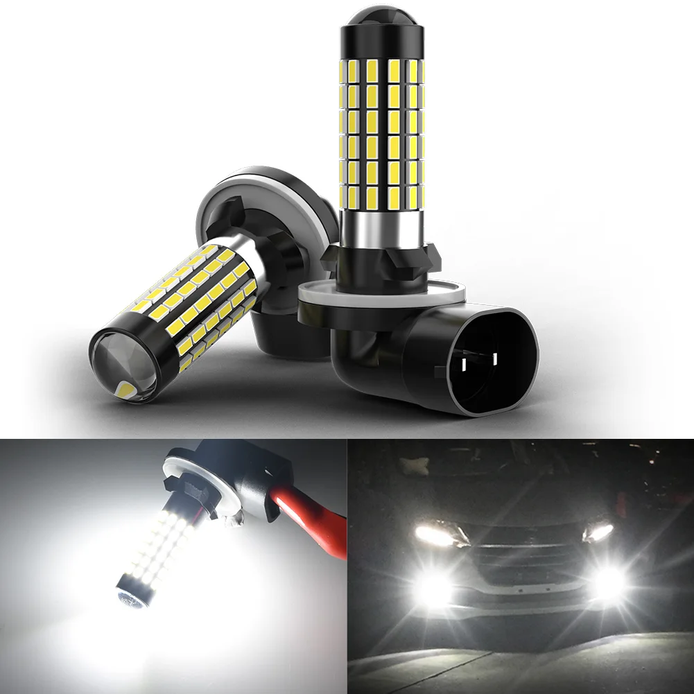 2 шт. H27W/2 фонарь для автомобиля задняя фара Hyundai Santa Fe белый 12 В