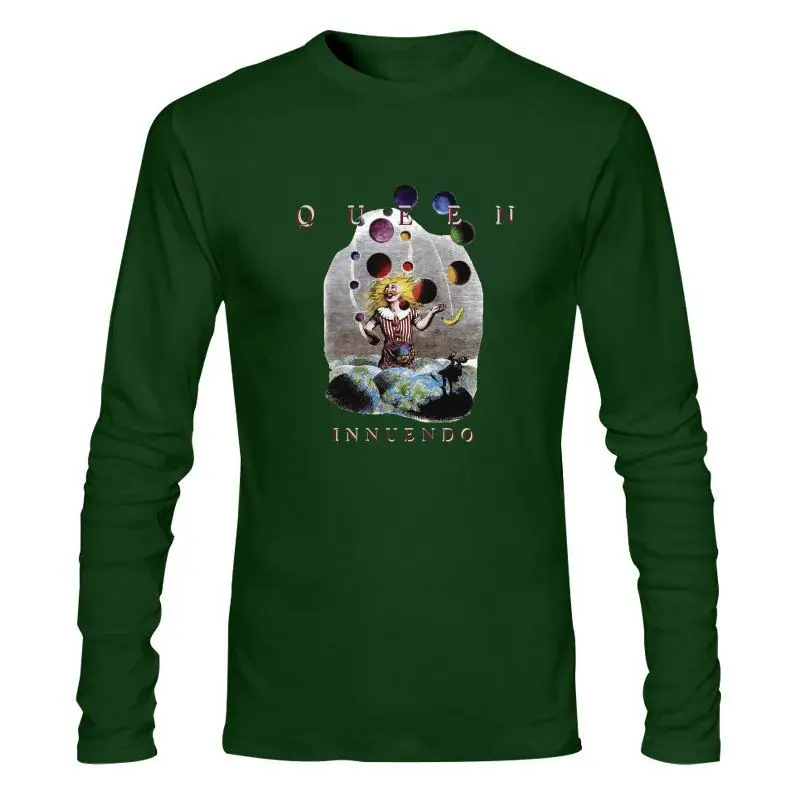 

Мужская одежда, новая футболка Queen - Innuendo с логотипом, размер S-2Xl, Лучший товар, Мужская футболка на заказ