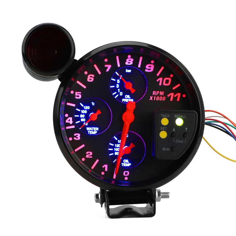 Универсальный измеритель давления масла и воды спидометр