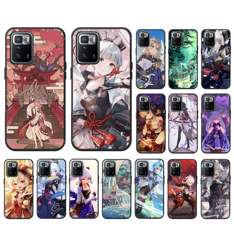 

Phone Case For Xiaomi Redmi Note 11 10 Pro Note 8 Pro 9Pro Note9 9S 10S 9T Redmi 10 9C 9A Genshin Impact Game Yan Fei Case