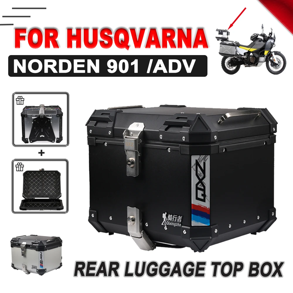 

For Husqvarna Norden 901 Norden901 2022 2023 Motorcycle Accessories Rear Luggage Top Box Helmet Case Tail Trunk Storage Trunk