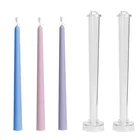 Новая церковная форма для свечей, 3D стерео, длинный держатель для щеток, форма для свечей, форма для свечей, ужина при свечах, форма для свечей сделай сам