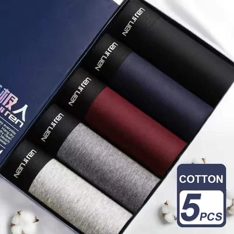 

Personalized Pure Color Fashion Wide belt Mens Cotton Boxer Cotton Shorts Set
