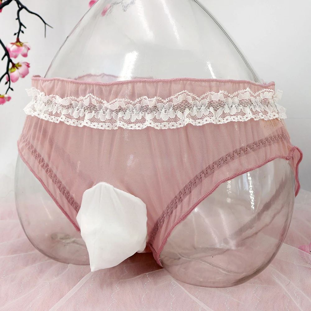 

Durable High Quality Practical Mens Panties Sissy Boys Sexy Breathable Sheer Briefs Shorts Underwear Lingerie Man