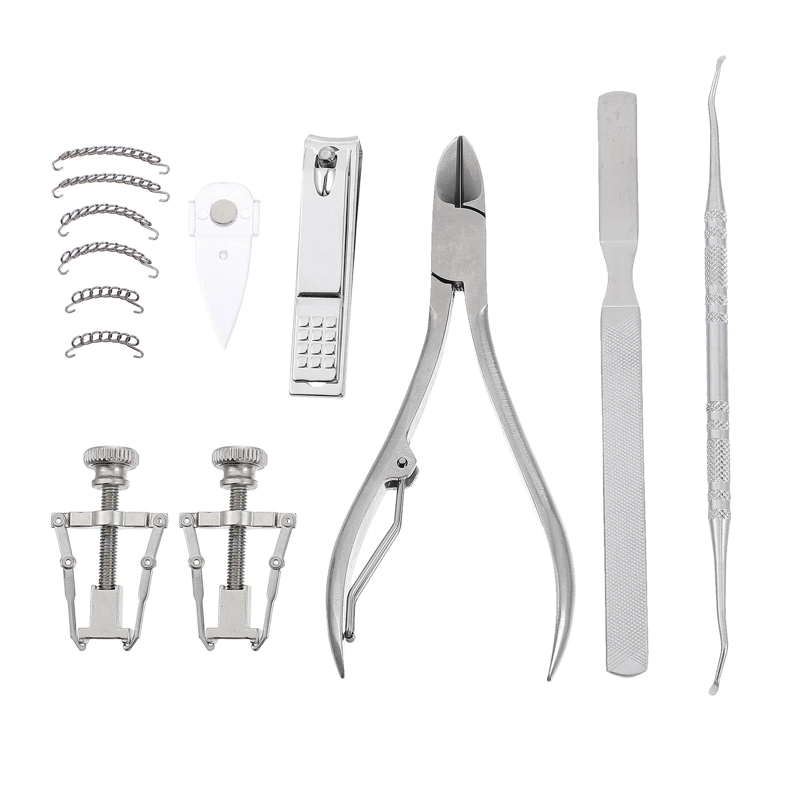 

13 шт./набор, кусачки для ногтей из нержавеющей стали