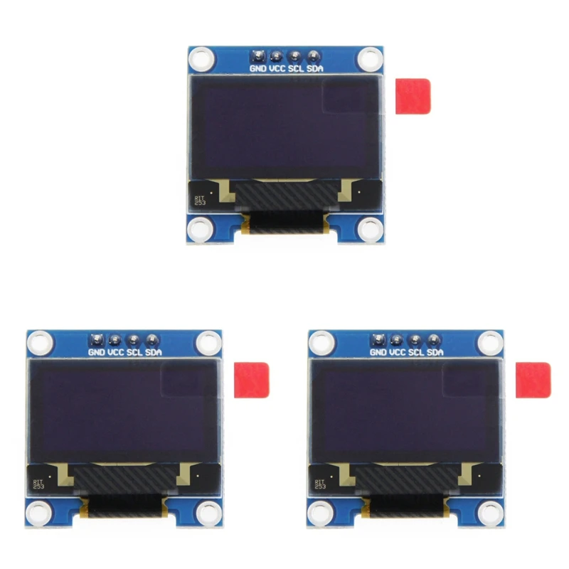 

Светодиодный ЖК-дисплей с последовательным чипом IIC I2C GND 128X64 O 3X 0,96 дюйма, модуль светодиодного дисплея SSD1306 для комплекта Arduino, белый дисплей