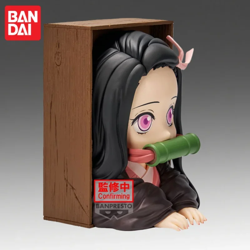Фото В наличии: Оригинальная фигурка Bandai Banpresto Hyokofig Demon Slayer Камадо Нэзуко, новая, в коробке, коллекционная модель, игрушка для гаража. №3