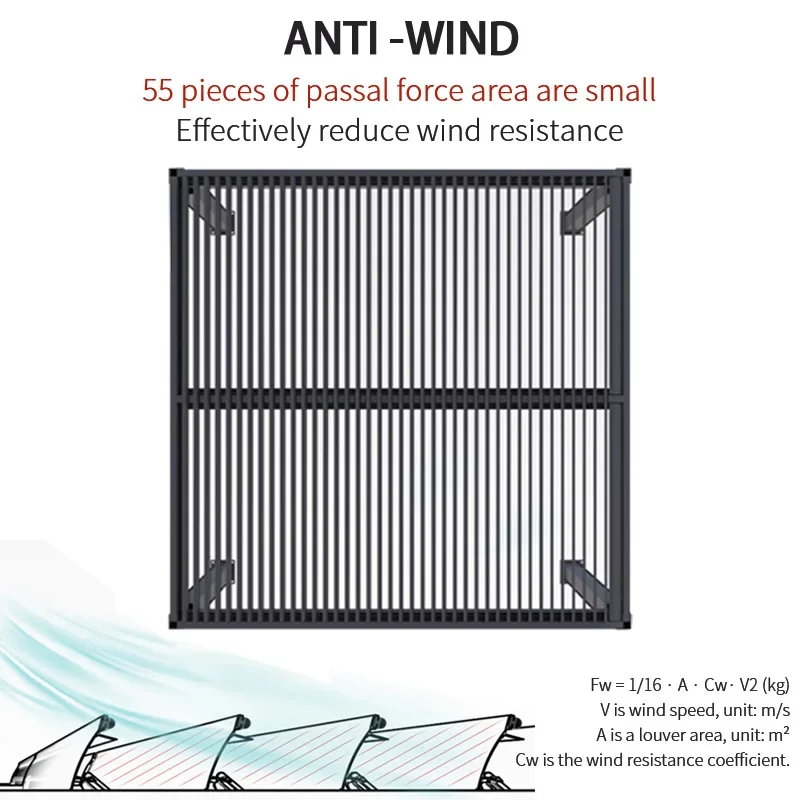 Алюминиевая искусственная беседка наружная биоклиматическая навес жалюзи