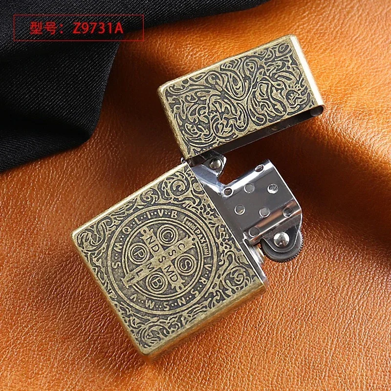 Латунная керосиновая Зажигалка ZORRO металлическая индивидуализированная