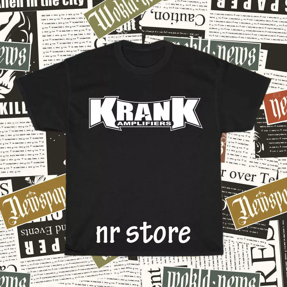 Новая забавная Мужская футболка Krank с логотипом размеры от S до 5XL