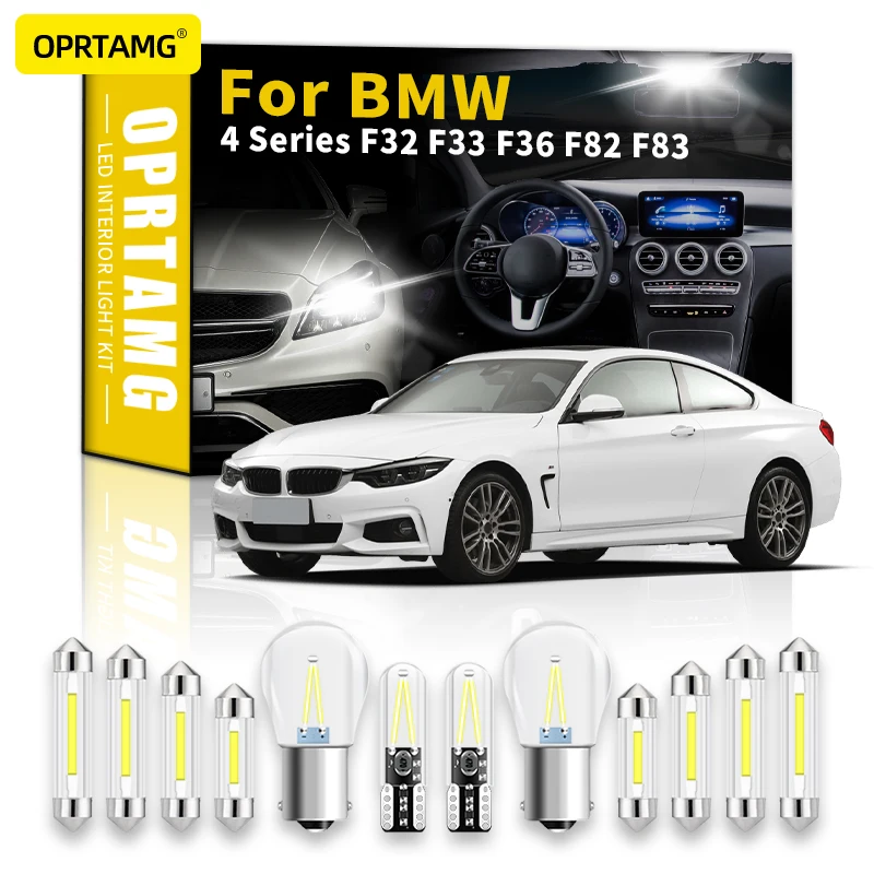 

OPRTAMG Car Light W5W T10 LED Lamp Light For BMW 4 Series F32 F33 F36 F82 F83 420i 428i 430i 435i Canbus Auto Interior Light