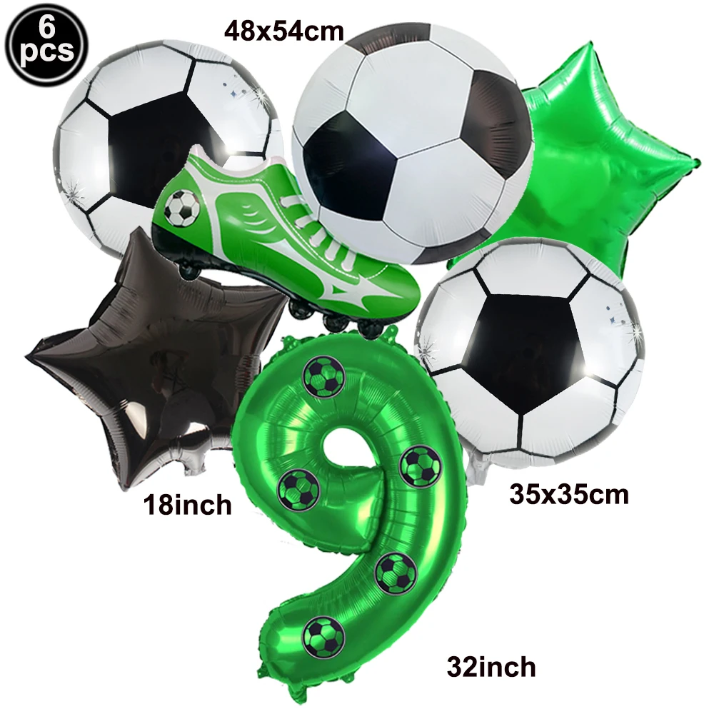 

Футбольные шары для декора дня рождения