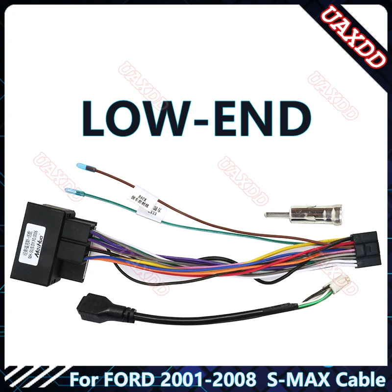 

Для FORD 2001-2008 S-MAX AUTO-MANUAL AC 9-дюймовый автомобильный радиоприемник Android пластиковая панель панели приборной панели кабели