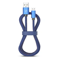 3a usb micro cable cowboy weave fast charging data cable for samsung xiaomi redmi mobile phone accessories charger usb cable