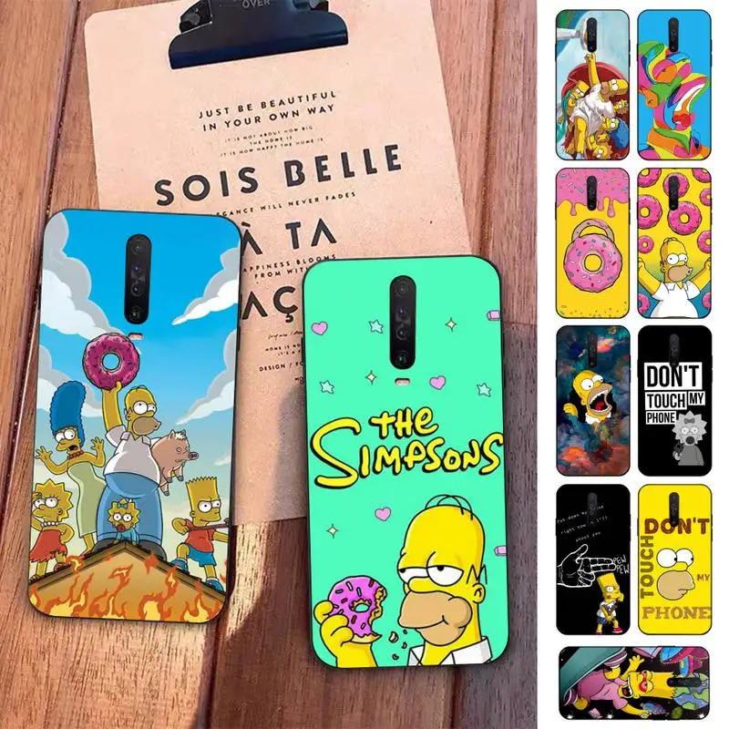 

Disney The Simpsons Phone Case for Redmi 5 6 7 8 9 A 5plus K20 4X S2 GO 6 K30 pro