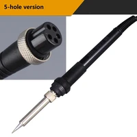 5 pin5 hole version 907a electric anti static 900m t b soldering iron handle black plating alloy welding head for welding