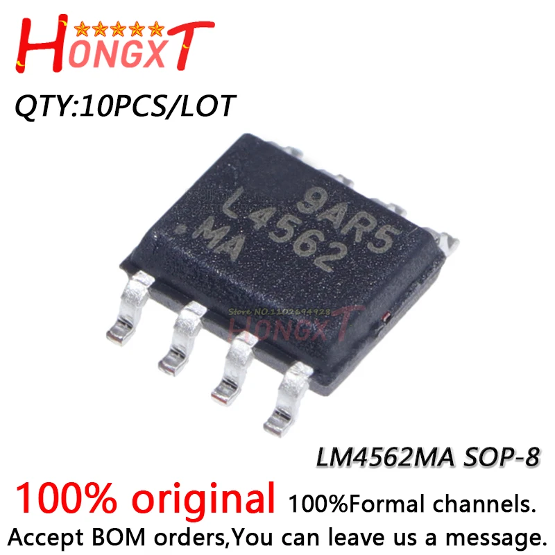 10 шт. 100% Новинка LM4562MA LM4562NA LM4562 4562MA 4562NA SOP-8.