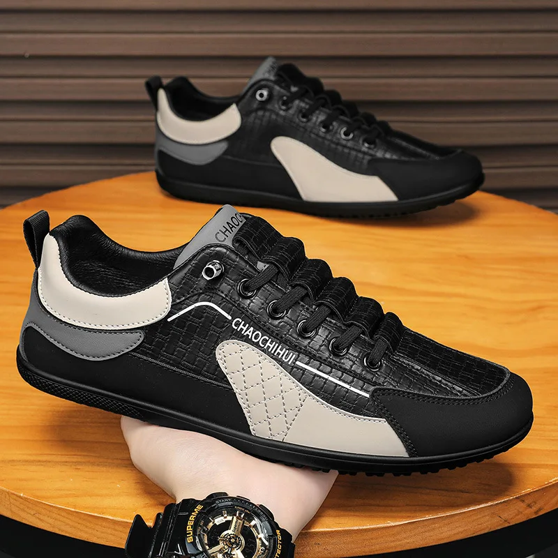 Мужская обувь Para Shoes новинка 2024 мужская повседневная осенне-зимние дышащие