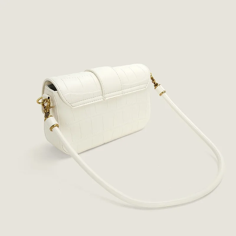 Модная роскошная сумка на плечо однотонная маленькая из искусственной кожи