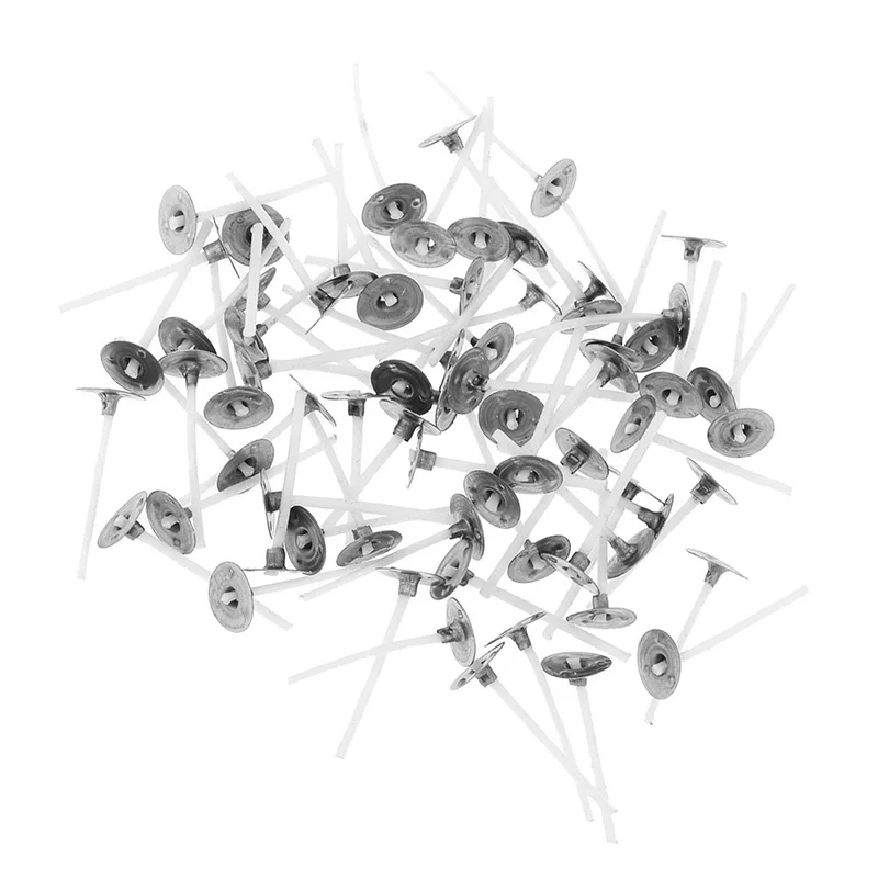 

100Pcs/lot Candle Wicks Low-Smoke 2.5/4/5/6/7Cm Cotton Wax Core for DIY Kerosene Lamp Wax Line Accessories Candles Making Tools