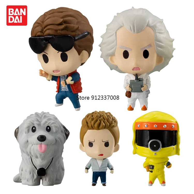 

Genuine Bandai Gashapon Capsule Toy Gacha Back To The Future Role Collection Figurine Action Figure