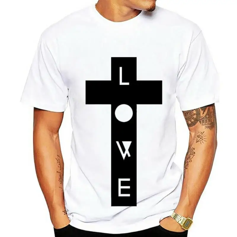 

Мужская Винтажная футболка с леопардовым принтом LOVE CROSS