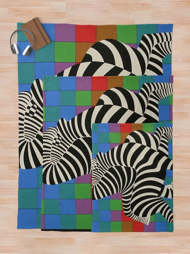 Victor Vasarely Op Art Artwork 1906 1997 пледы тепловое летнее одеяло для дивана тонкие одеяла